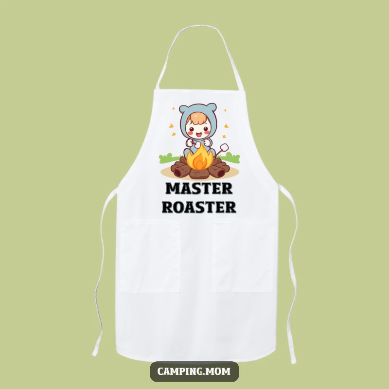 Funny Campfire Marshmallow Roasting Apron: Cook Up Some Smiles!