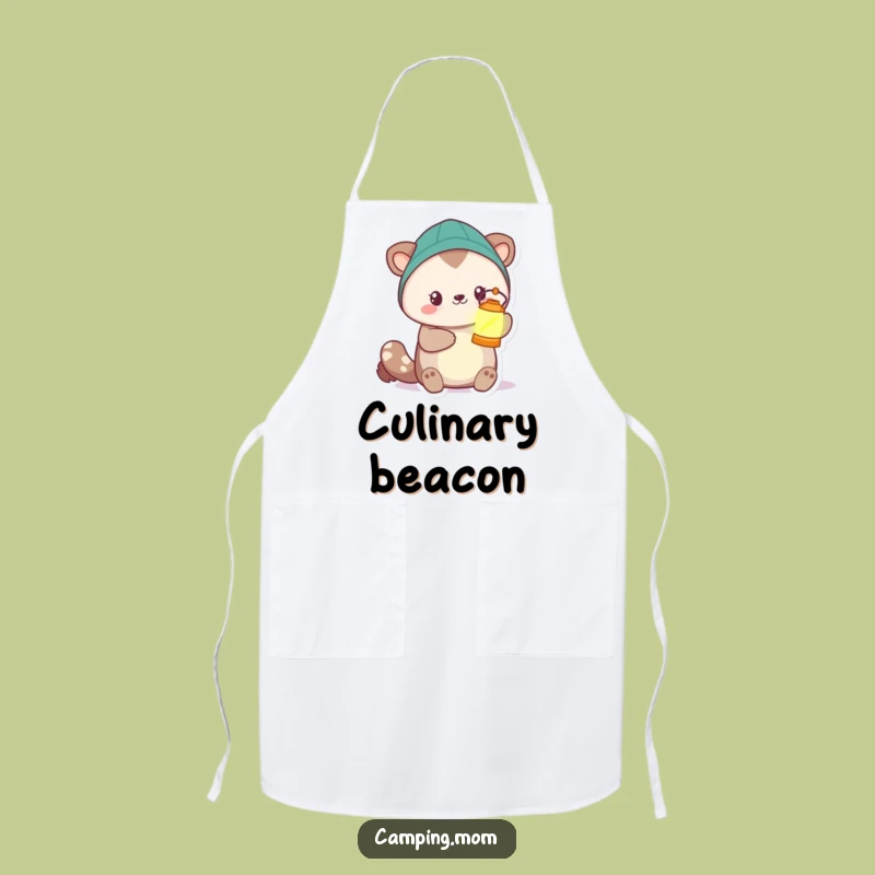 Funny Camping Animal Lantern Apron - Cook with Brightness!