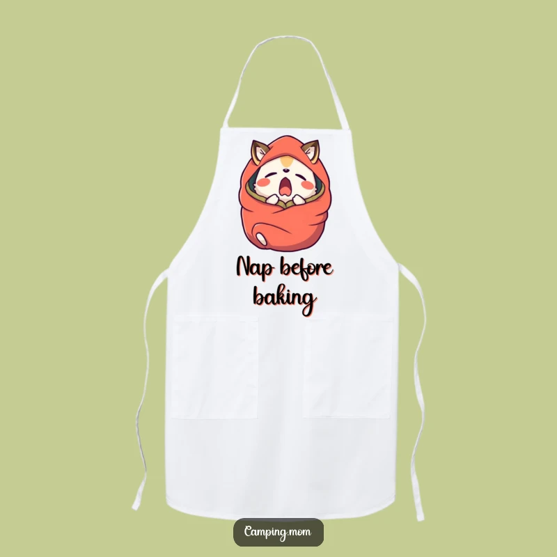 Funny Yawning Animal Sleeping Bag Apron - Cook with Cozy Intentions!