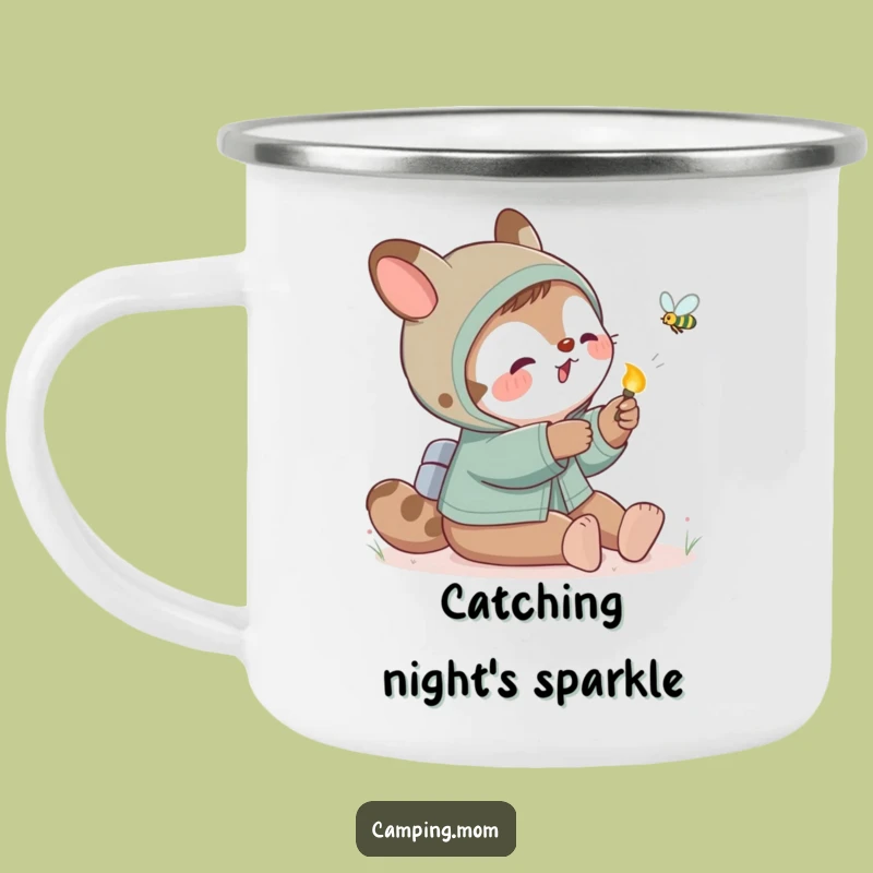 Funny Camping Mom Animal Firefly Mug, Outdoor Enchantment Drinkware Gift