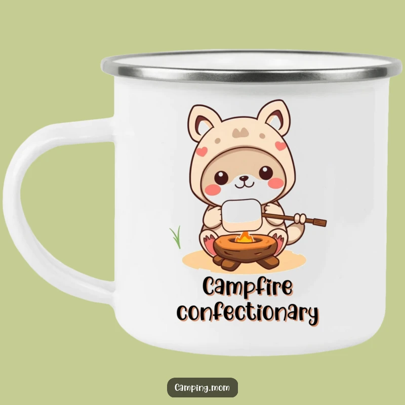 Funny Kawaii Camping Animal Marshmallow Roaster Camping Mug - Trail Ready!