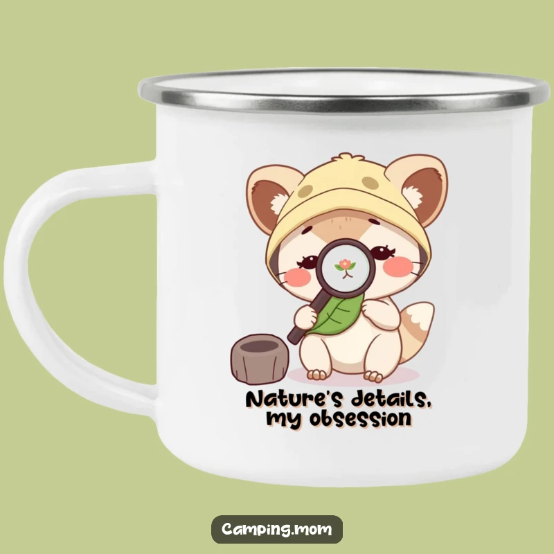 Funny Camping Mom Animal Leaf Mug, Outdoor Adventure Drinkware Gift
