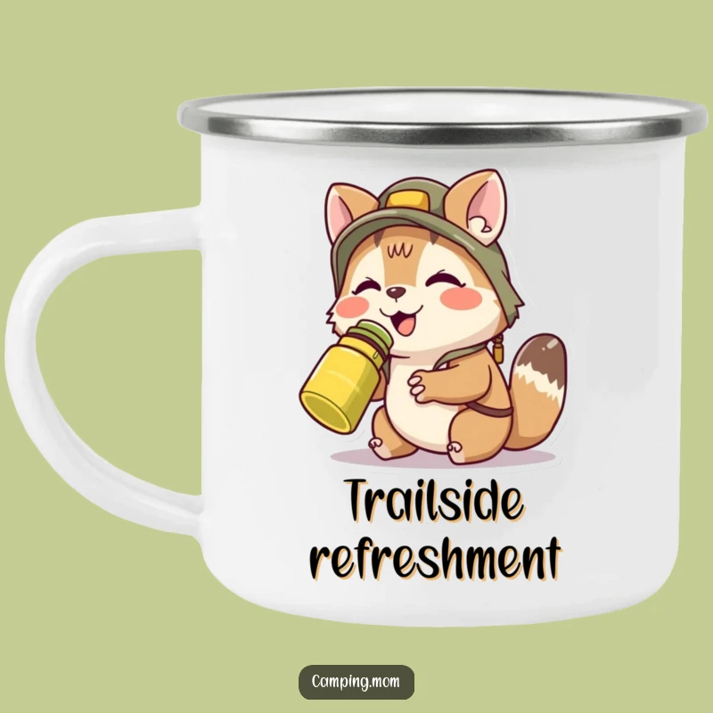 Funny Camping Animal Canteen Sipper Camping Mug - Trail Refreshment!