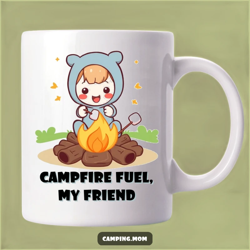 Funny Campfire Marshmallow Roasting Mug: Perfect Gift for Outdoor Lovers