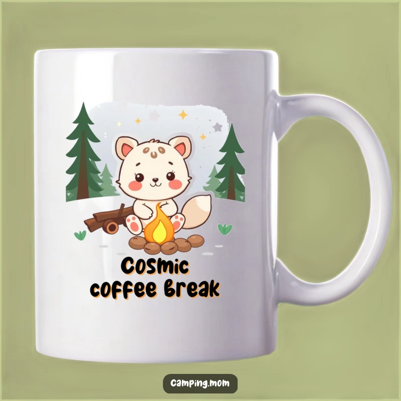 Funny Animal Stargazer Mug: Joyful Camper for a Hilarious Night Sky Gift