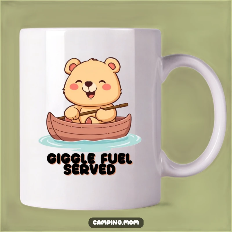 Funny Canoe Mama Bear Mug: Giggle-Worthy Gift for River Enthusiasts