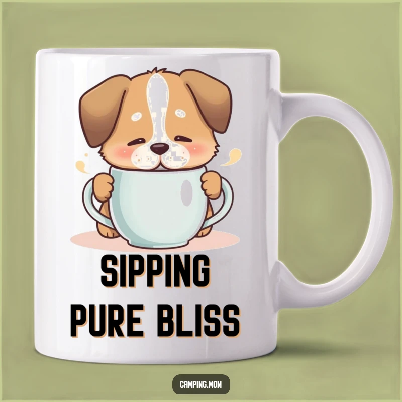 Funny Content Dog Coffee Mug - Cozy Relaxation Drink Gift