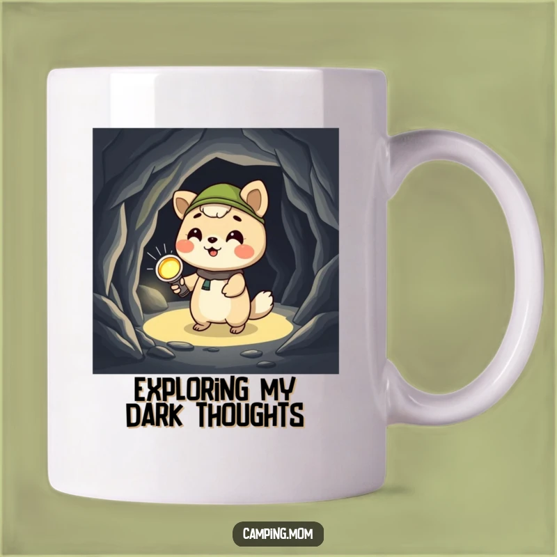 Funny Giggling Animal Flashlight Mug: Cave Explorer Gift!