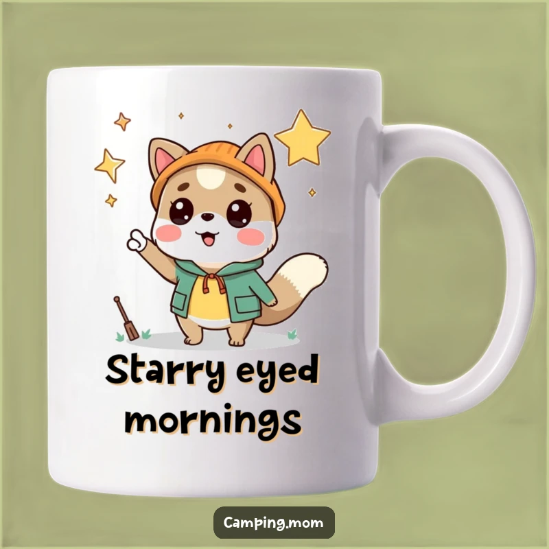 Funny Camping Animal Star Gazing Mug - Awe-Inspiring Humor Gift