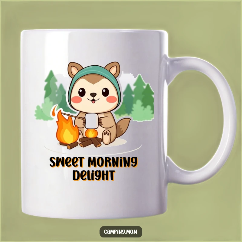 Funny Marshmallow Animal Campfire Mug - Deliciously Humorous Outdoor Gift