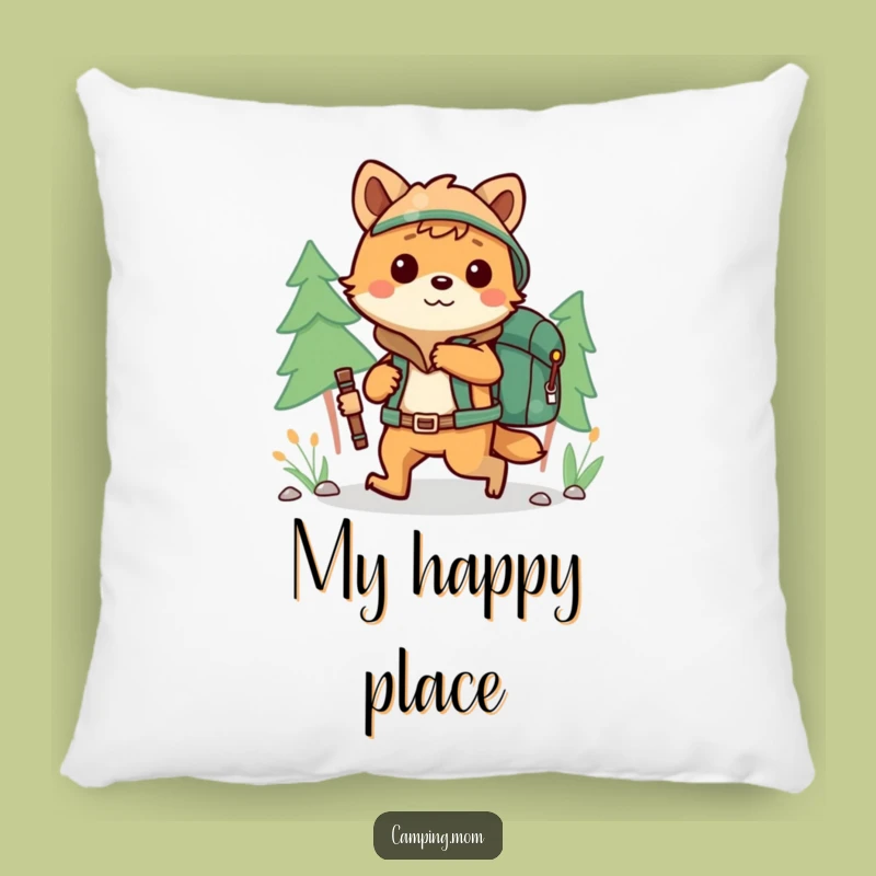 Funny Hiking Animal Backpack Pillow - Comfy & Cute Home Accent