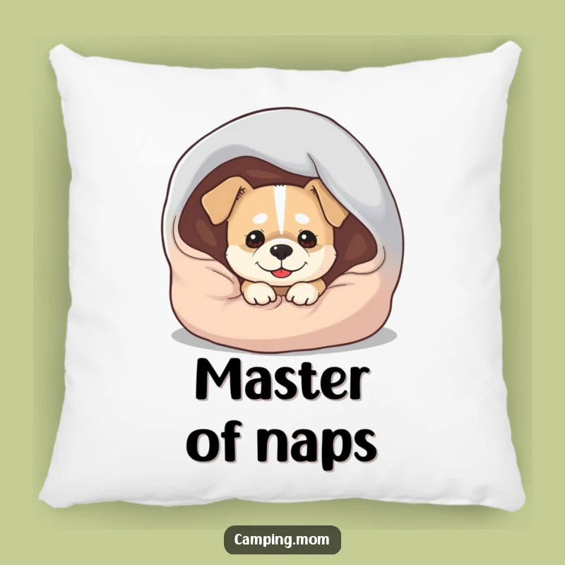 Funny Dog Sleeping Bag Pillow - Cozy Mischief Accent, Ideal Humorous Gift