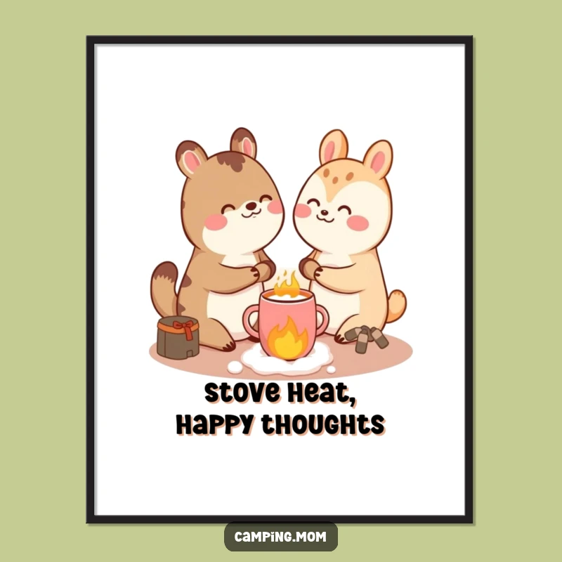 Funny Giggling Animal Digital Art - Hilarious Cozy Illustration for Instant Cheerful Wall Decor Gift