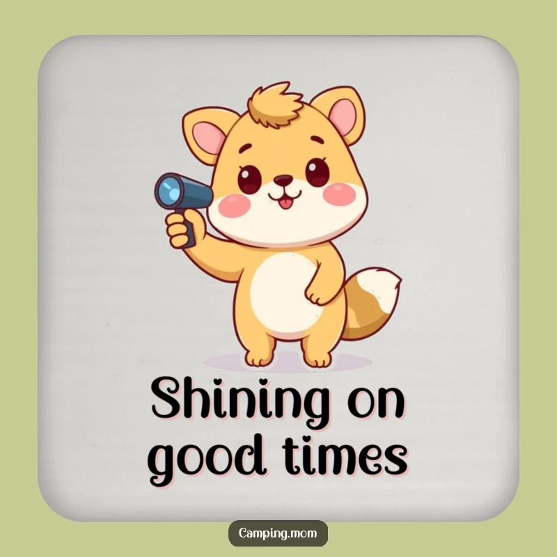 Funny Animal Coaster Set: Playful Light Beam for a Hilarious Tabletop Gift