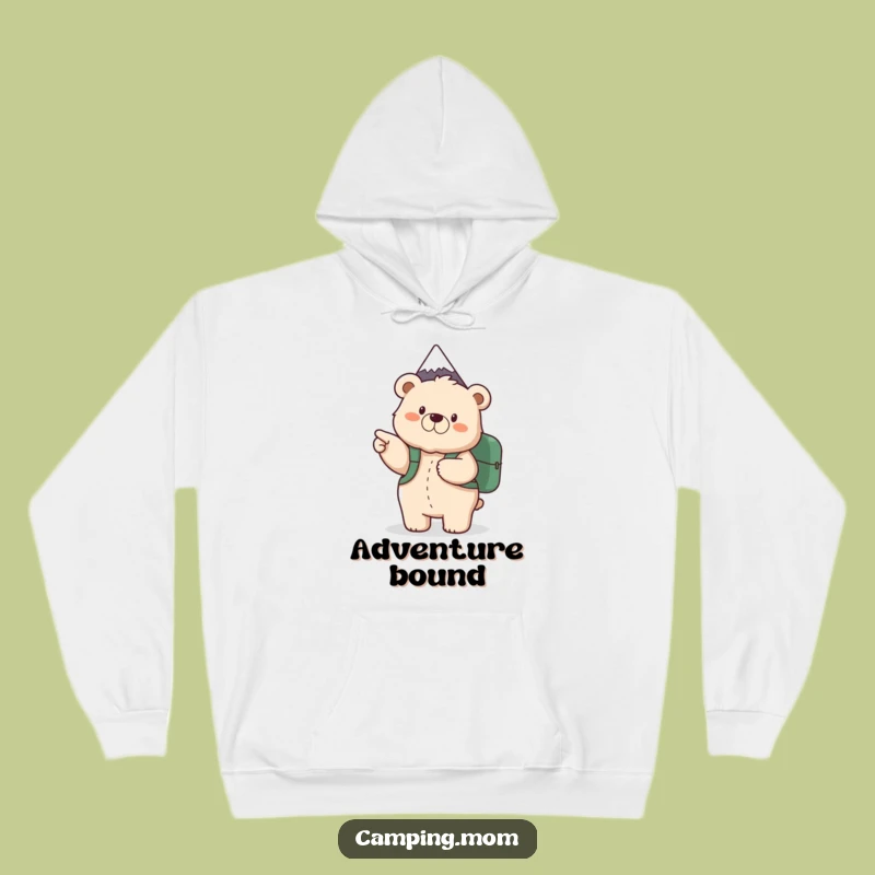Cozy Funny Mama Bear Hoodie: Warm Adventure Gear for Outdoorsy Moms