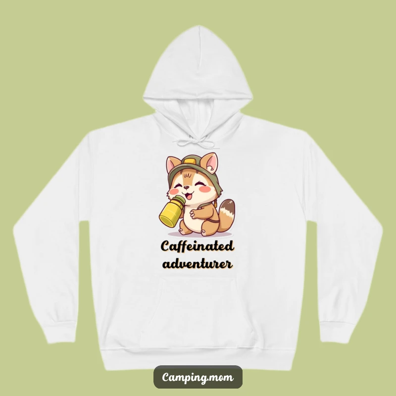 Funny Camping Animal Canteen Hydration Hoodie - Cozy & Cool