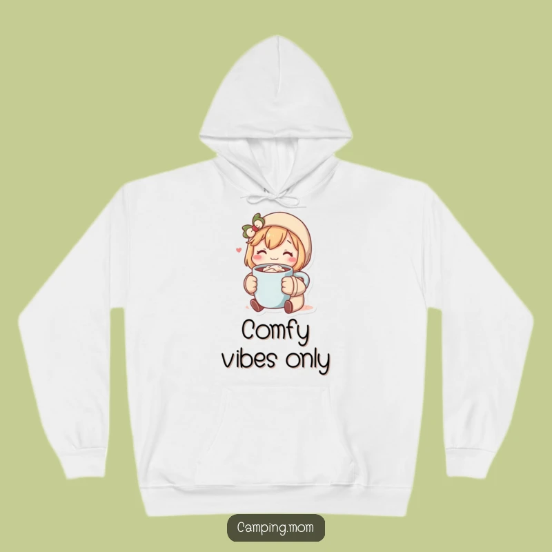 Funny Cozy Cocoa Character Hoodie, Ultimate Warm & Humorous Lounge Wear Gift