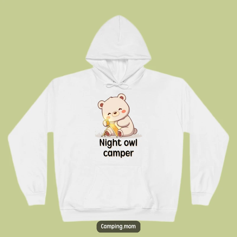 Cozy Funny Mama Bear Hoodie: Warm Gear for Happy Campers