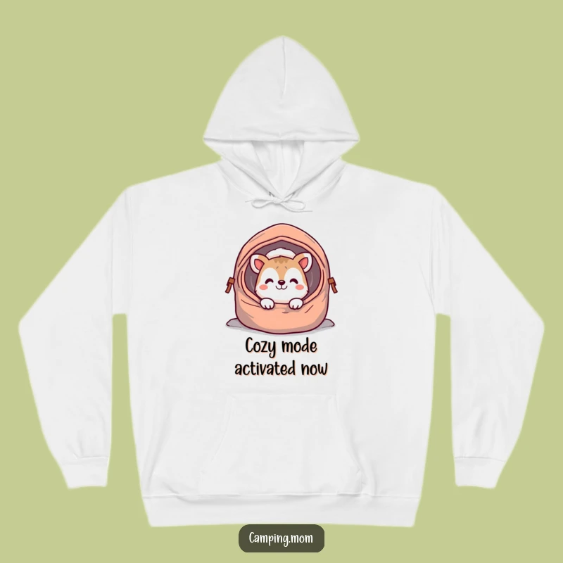 Funny Cheerful Animal Hoodie: Cozy Sleeping Bag Grin & Warmth!