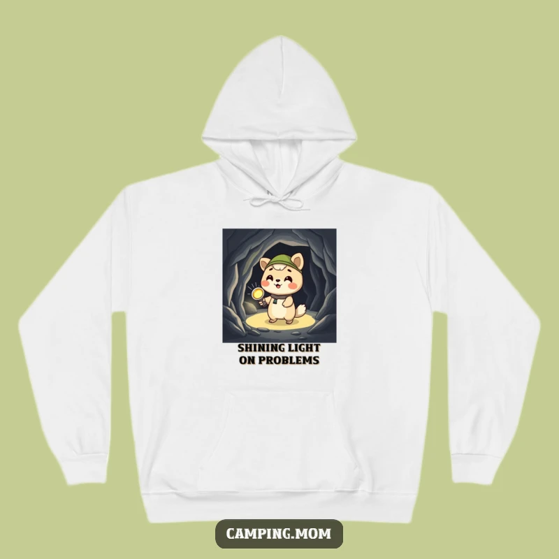 Funny Giggling Animal Hoodie: Cave Explorer Flashlight Comfort!