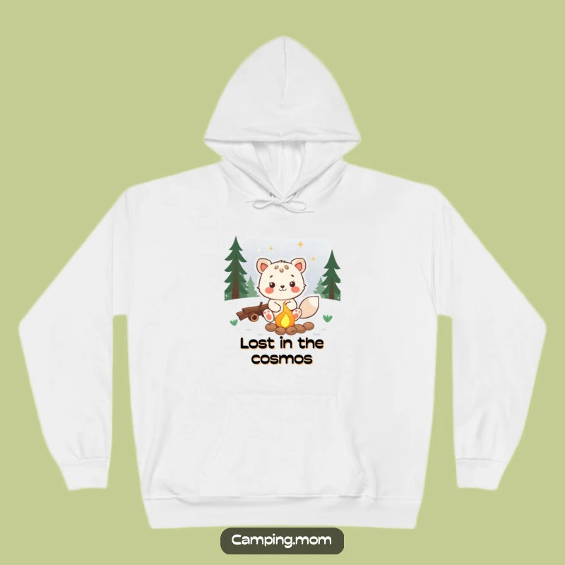 Cozy Funny Animal Hoodie: Joyful Stargazer for a Warm, Humorous Gift