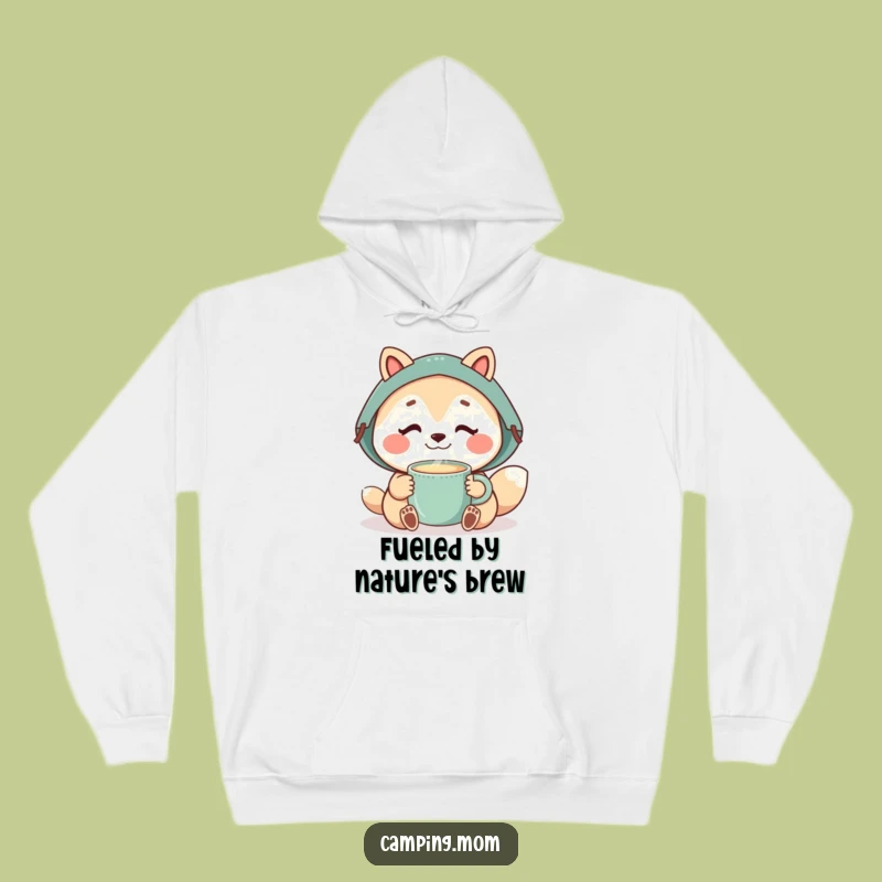 Warm Funny Camping Mom Animal Sip Hoodie, Snug Outdoor Comfort Gift