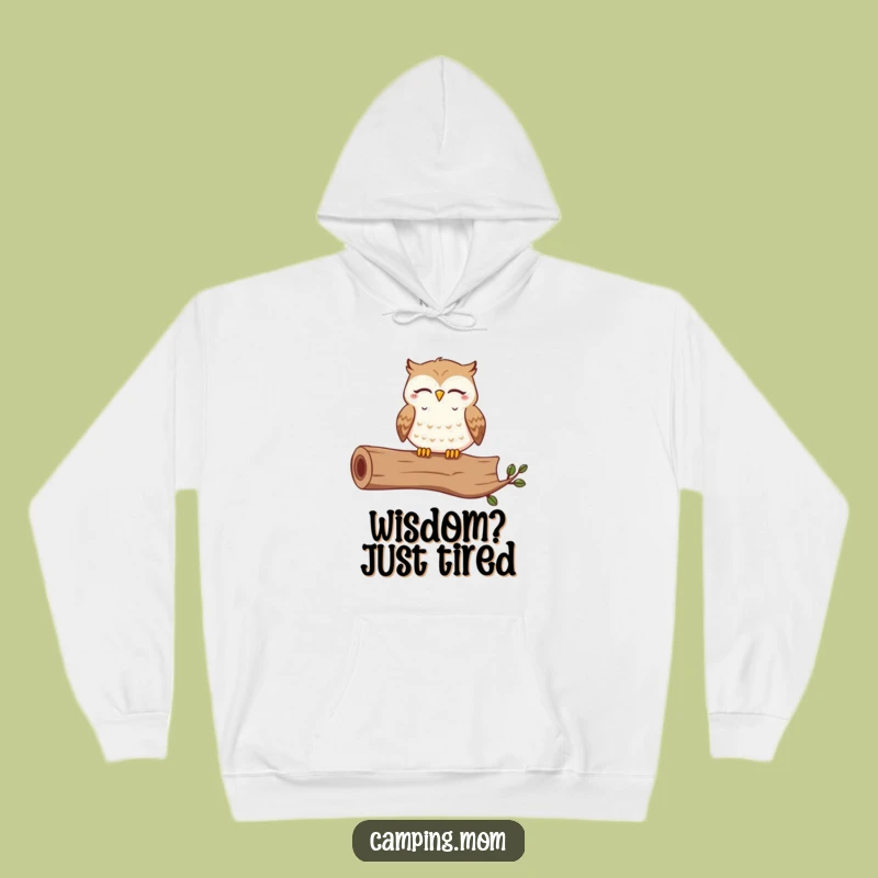 Funny Owl Hoodie: Cozy Contented Hooting Owl - Your New Favorite Funny Gift