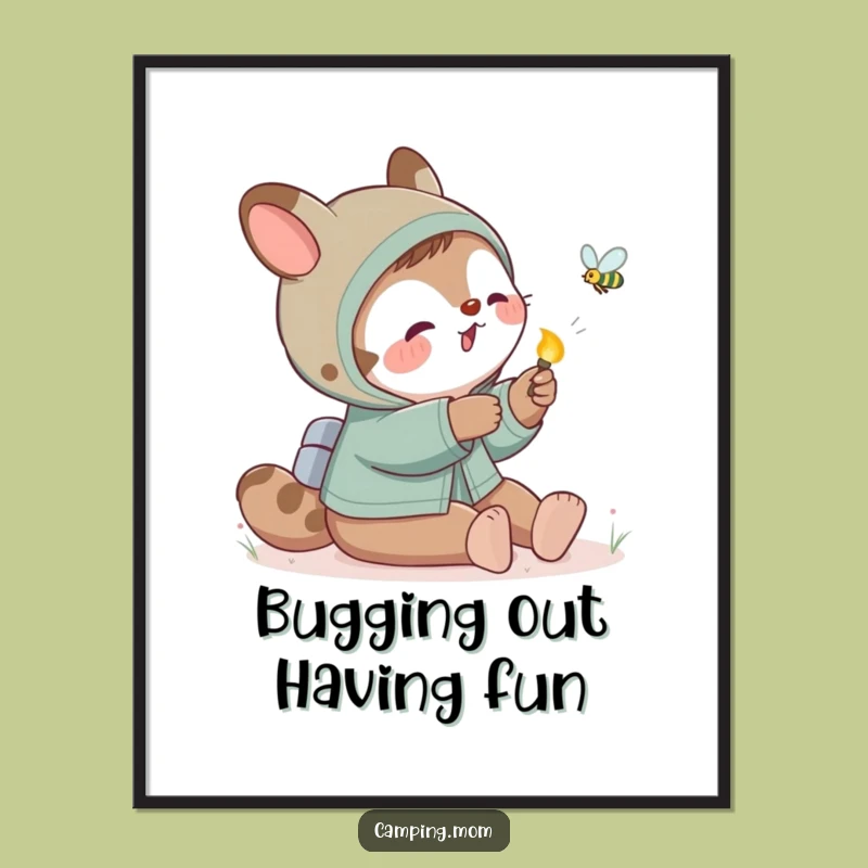 Magical Camping Mom Art: Free Printable Firefly Wall Decor