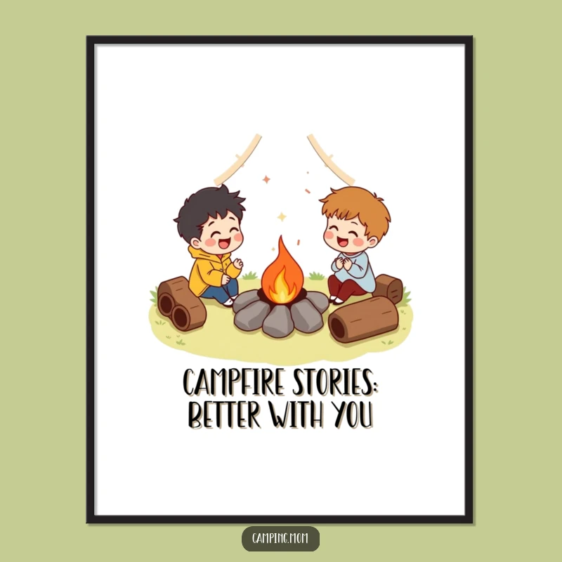 Free Printable Campfire Wall Art: Funny Downloadable Decor for Cozy Vibes