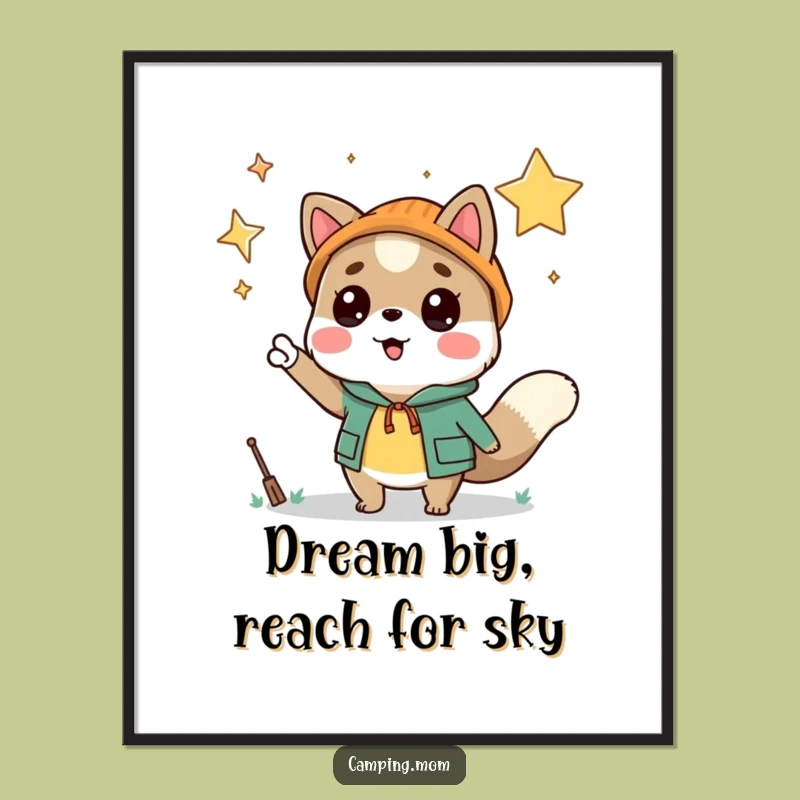 Free Printable Starry Sky Camping Art - Funny Downloadable Decor