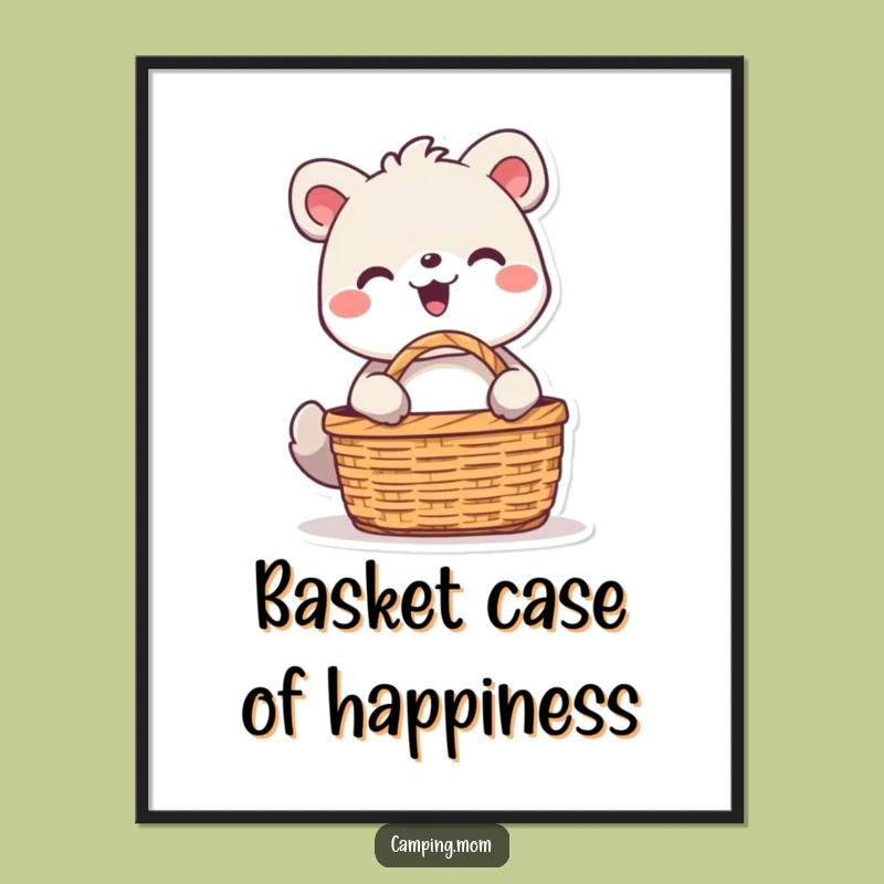 Free Printable Wall Art: Picnic Animal, Outdoor Joy, Funny Downloadable Decor
