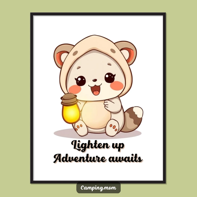 Radiant Camping Mom Art: Free Printable Lantern Wall Decor