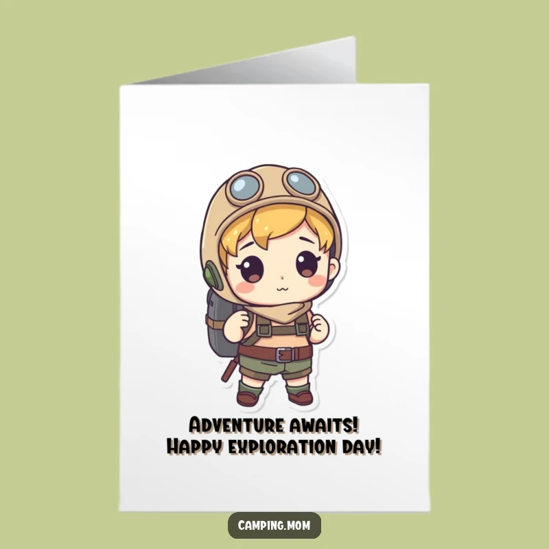 Free Printable Adventure Birthday Card: Funny Downloadable Gift for the Explorer