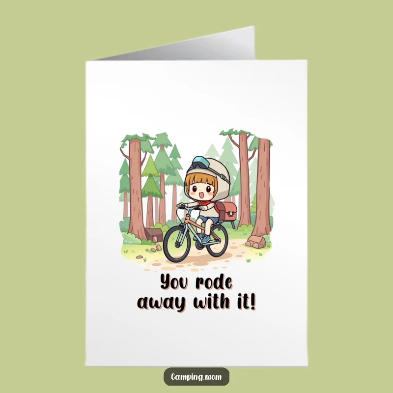 Kawaii Camper's Victory Lap: Free Printable Congrats Card!