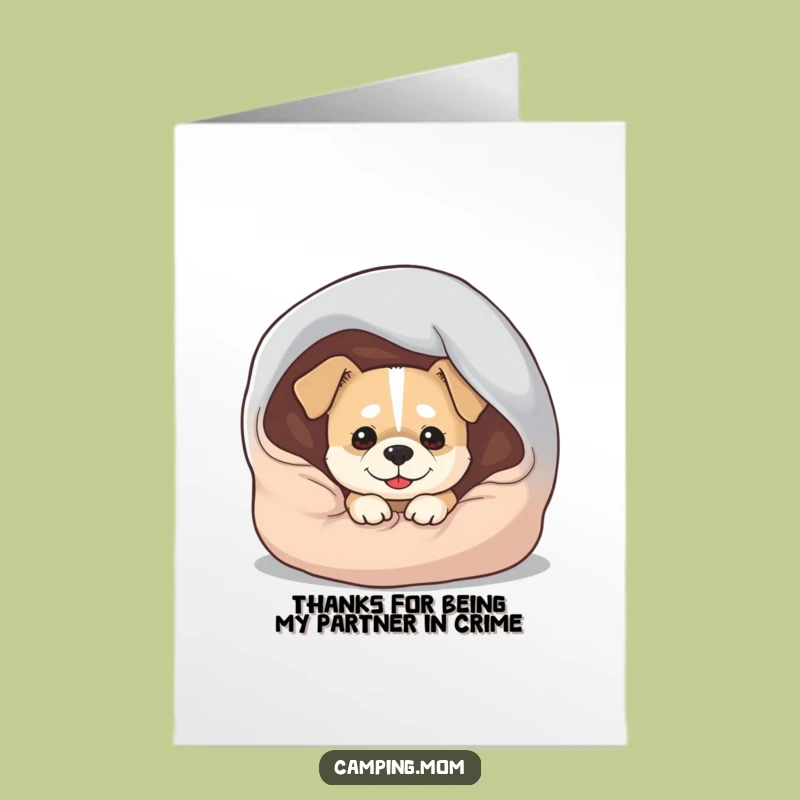 Free Printable Thank You Card: Grinning Dog Thanks, Humorous Downloadable Gratitude