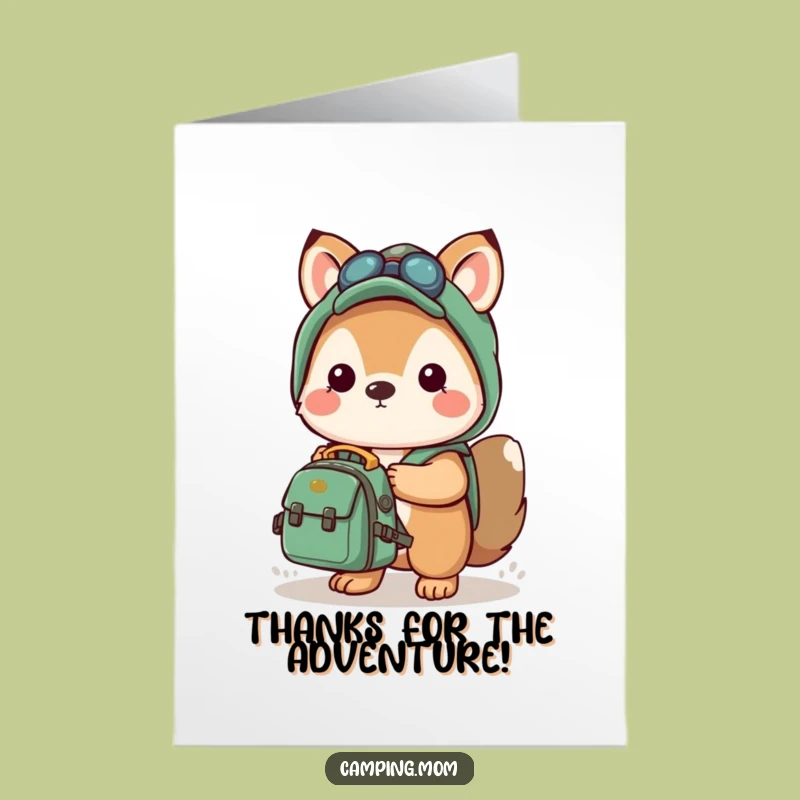 Kawaii Adventure Thank You Card: Free Printable Grateful Journey!