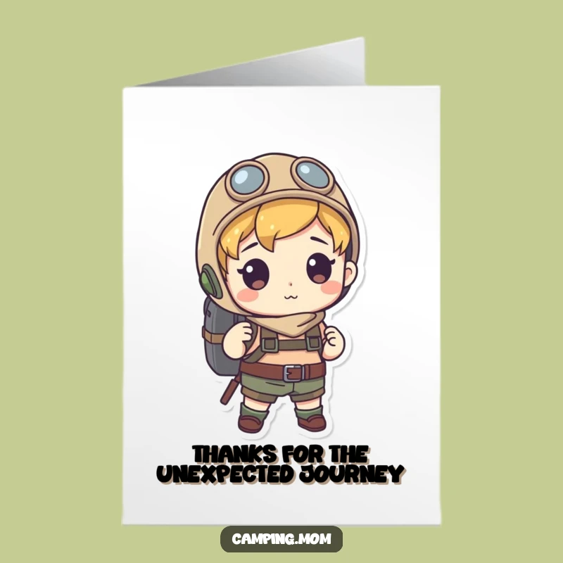 Free Printable Explorer Thank You Card: Funny Downloadable Gift for Support and Guidance