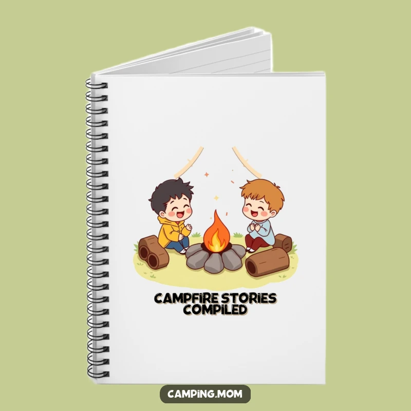 Funny Campfire Laugh Character Notebook, Perfect Journal for Sharing Stories & Jokes