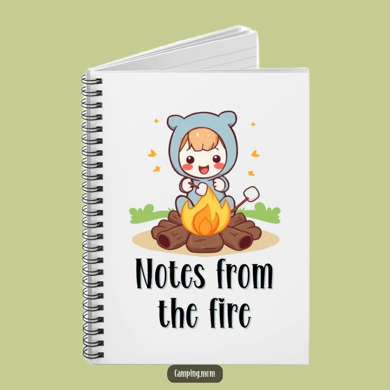 Funny Campfire Marshmallow Roasting Notebook: Jot Down Your Adventures
