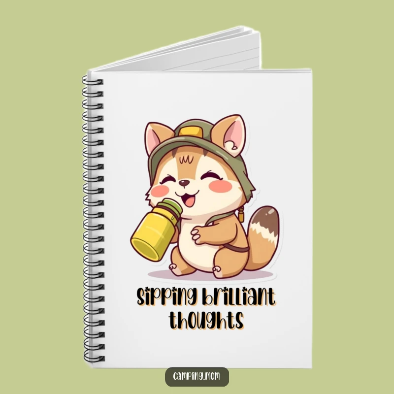 Funny Camping Animal Canteen Journal - Sip Your Ideas!