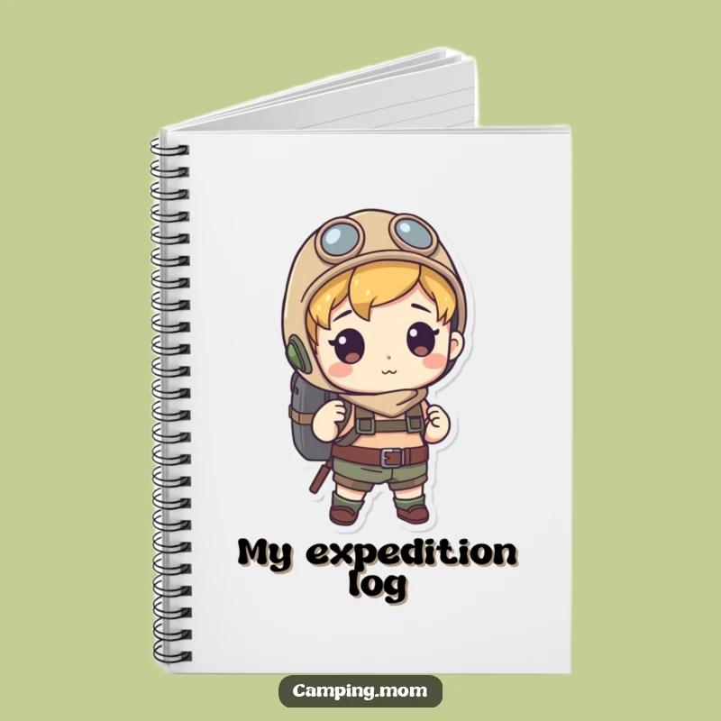 Funny Explorer Character Notebook, Perfect Journal for Documenting Your Adventures