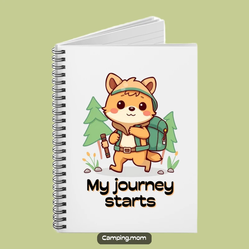 Funny Hiking Animal Backpack Notebook - Plan Your Adventures with Joy!