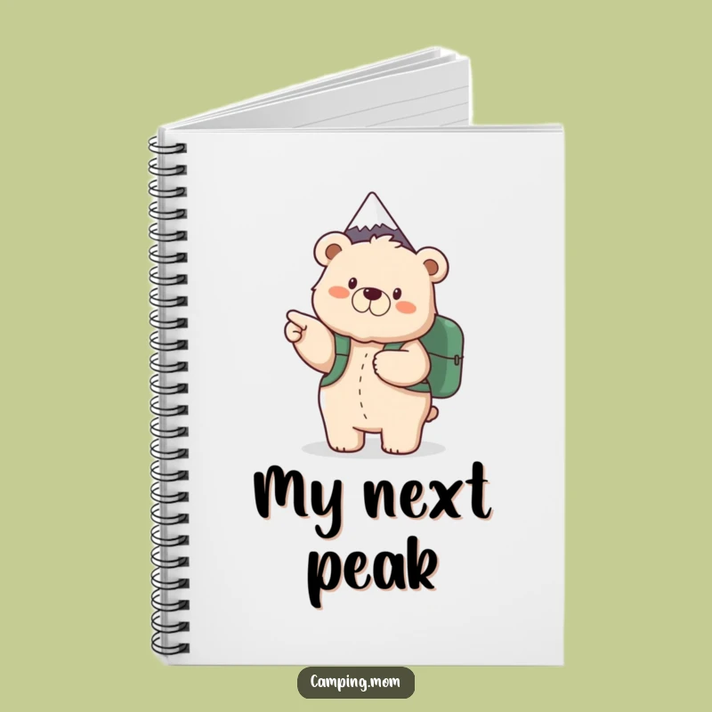 Funny Mama Bear Adventure Notebook: Journal Your Hikes and Big Ideas
