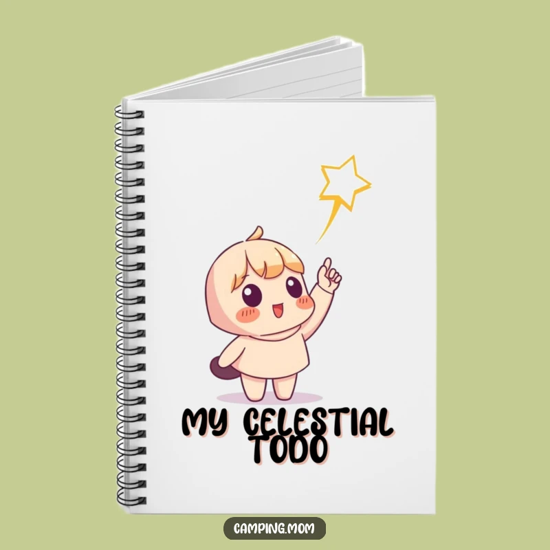 Funny Shooting Star Character Notebook, Perfect Journal for Dreams & Aspirations