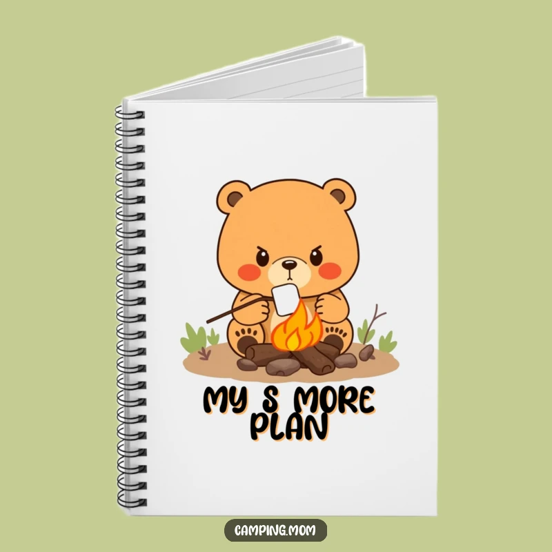 Funny Mama Bear Campfire Notebook: Journal Your Outdoor Adventures