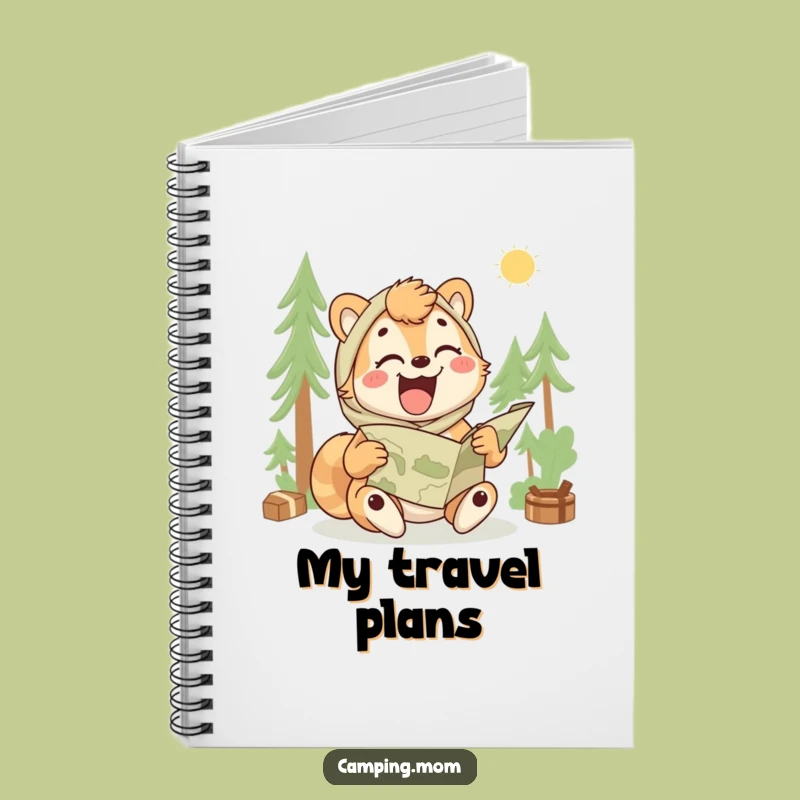 Funny Camping Mom Notebook: Adventure Map Journal, Hilarious Gift for Moms!