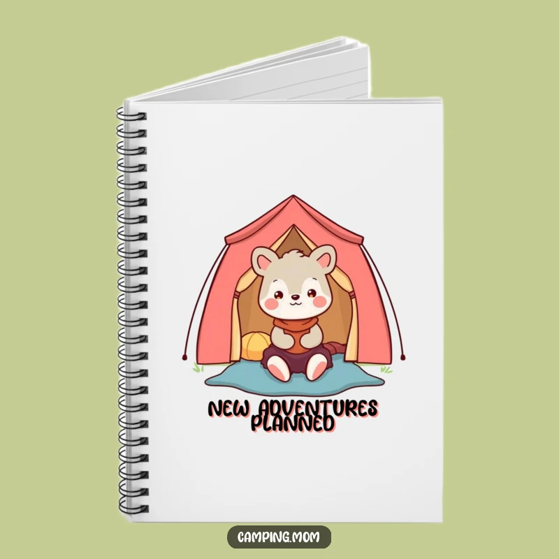 Funny Camping Mom Animal Notebook, Adventure Journal, Outdoor Gift