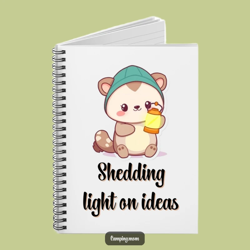 Funny Camping Animal Lantern Journal - Light Your Ideas!
