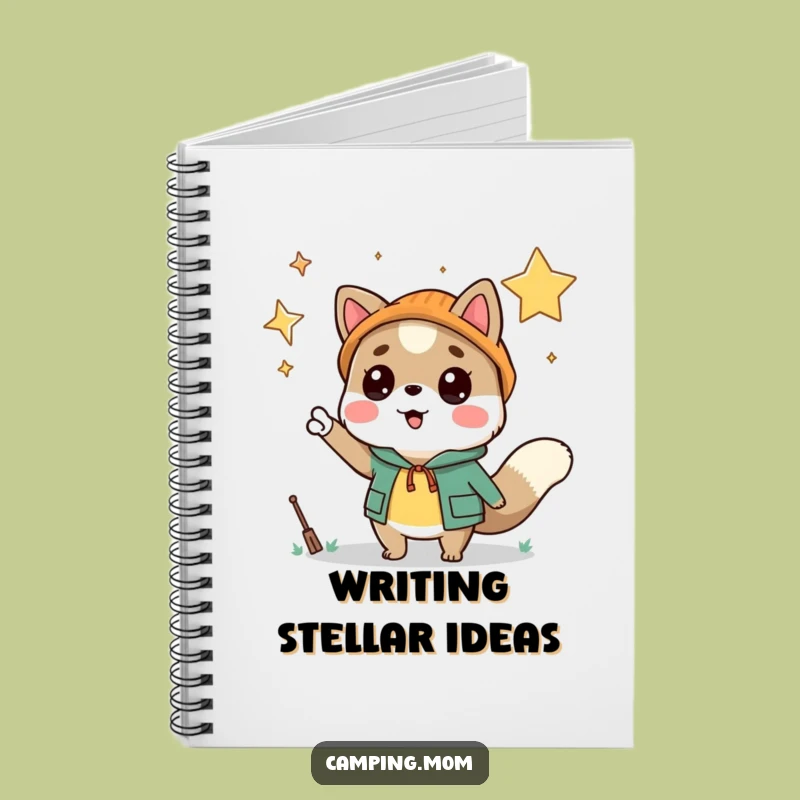 Funny Camping Animal Star Journal - Write Your Universe!
