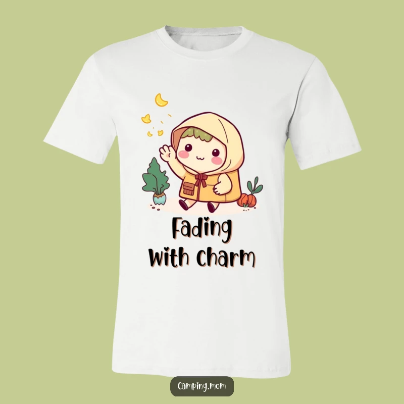Funny Kawaii Camper T-Shirt: Firefly Farewell Design, Whimsical Gift